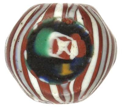 Σπάνιες παλαιές πίνακες Millefiori Venetian Mosaic Trade Beads SB-19111