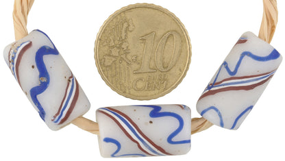 Rare Antique Fancy Venetian Lampwork Glass Trade Beads - African Trade - alternate view