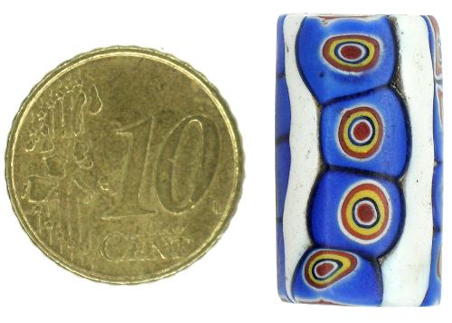 Rare perle commerciali in vetro mosaico veneziano antico Millefiori SB-21222