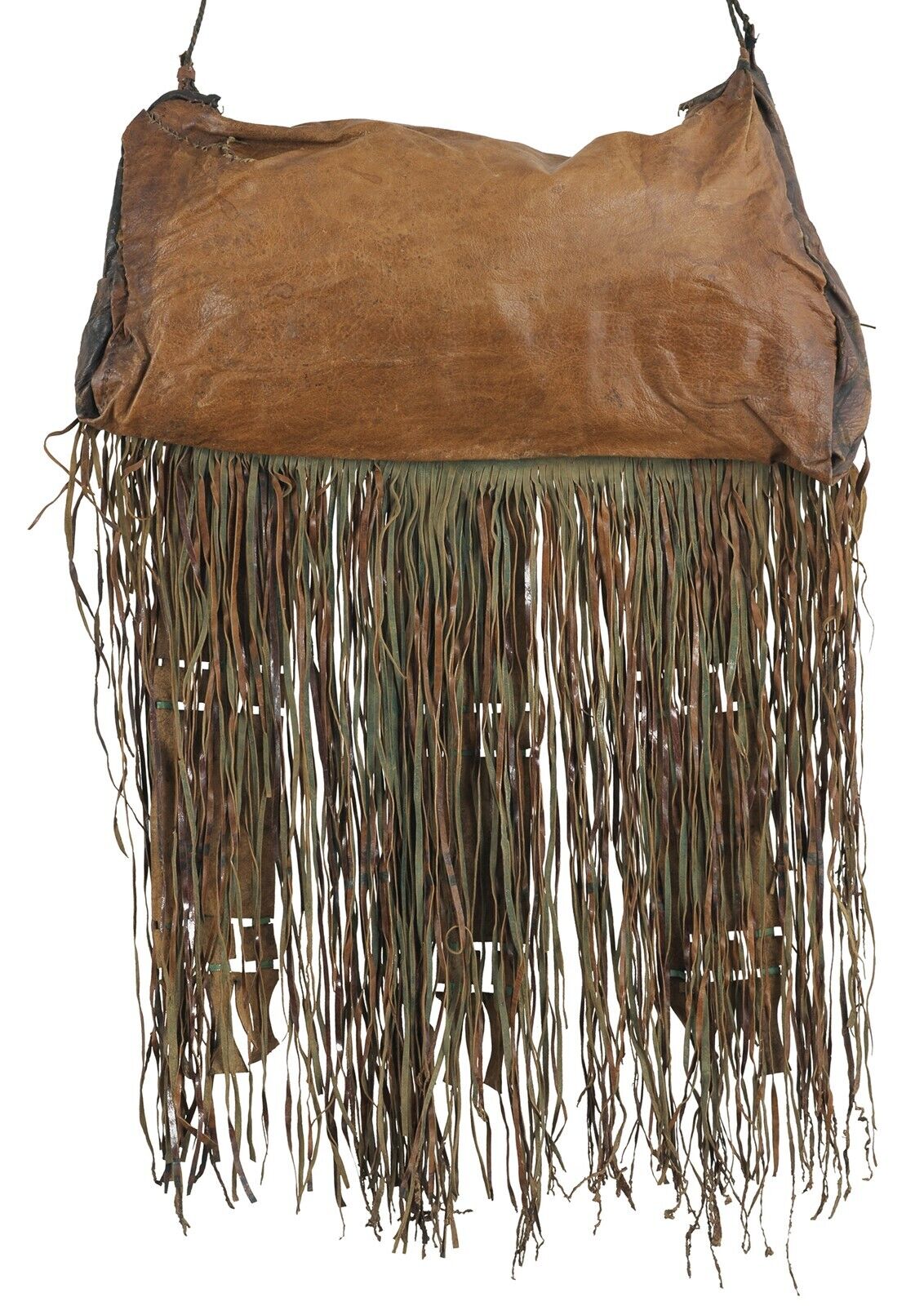 Старая африканская сумка из кожи туарегов из верблюжьей кожи от Niger Peul Fula art - Tribalgh