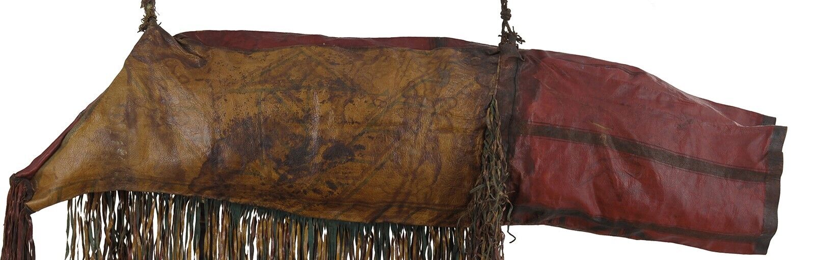 Tuareg leather Camel Saddle Bag African Niger Mali - Tribalgh