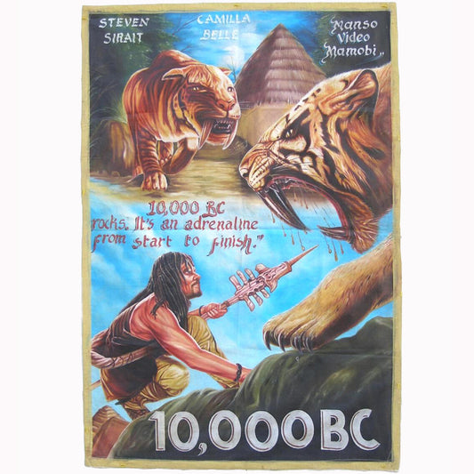 Гана Плакаты фильмов 10000 г. до н.э. ручная роспись африканского искусства - Tribalgh