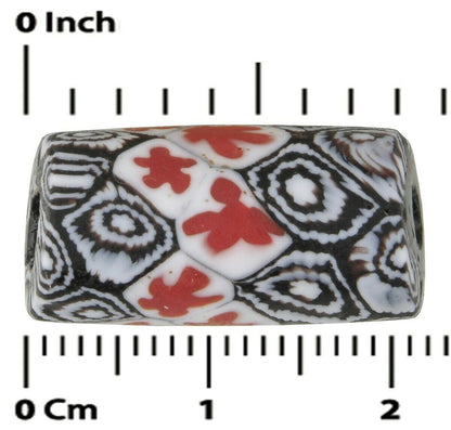 Antikes Millefiori Handelsperle Venezianisches Glas Murano Mosaik - Tribalgh