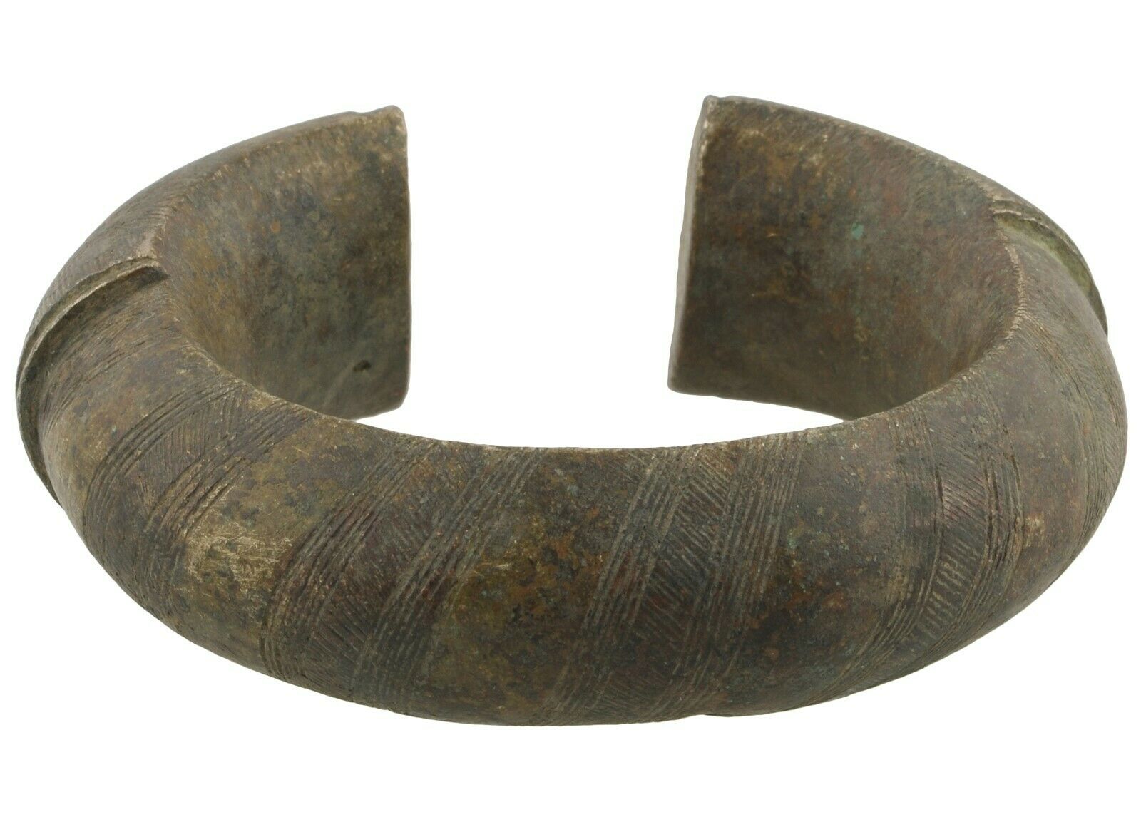 Antikes Messingarmband Afrikanische Währung Fulani Ghana Burkina Faso - Tribalgh