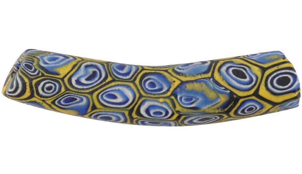 Antikes venezianisches Perlenbogen Millefiori afrikanischer Handel Murano-Mosaik - Tribalgh