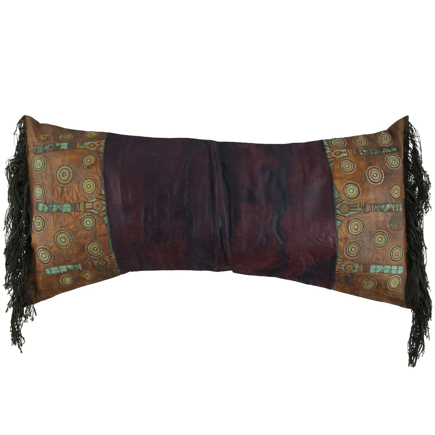 Old African Tuareg leather Pillow Case Mali Niger Sahara desert Bedouin Ethnic - Tribalgh