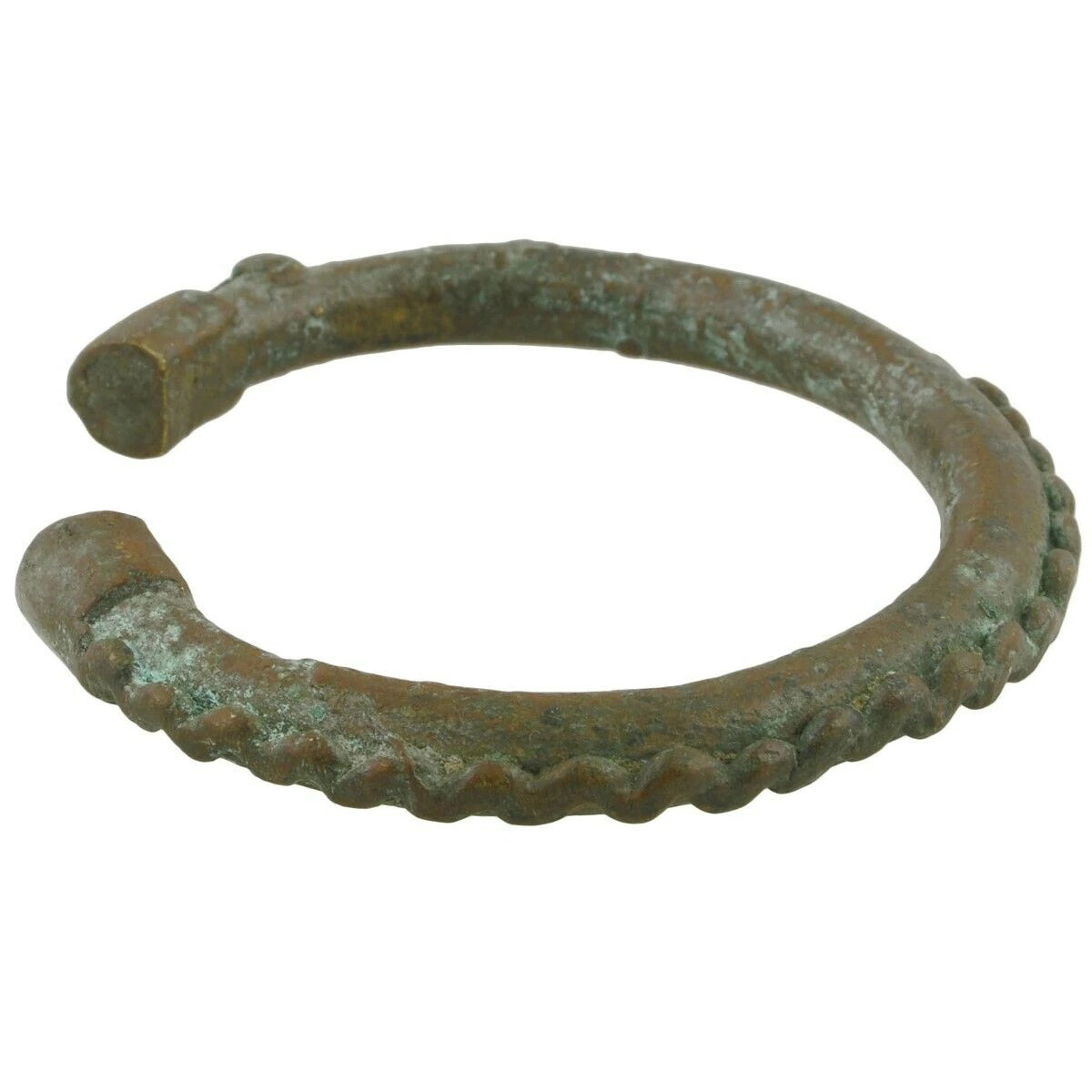 Afrikanische alte Messing Bronze Armband Währung Akan Fulani Ghana / Burkina Faso - Tribalgh