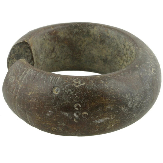 African Old Brass Bronze Bracelet Currency Baby Size Fulani Ghana Burkina Faso