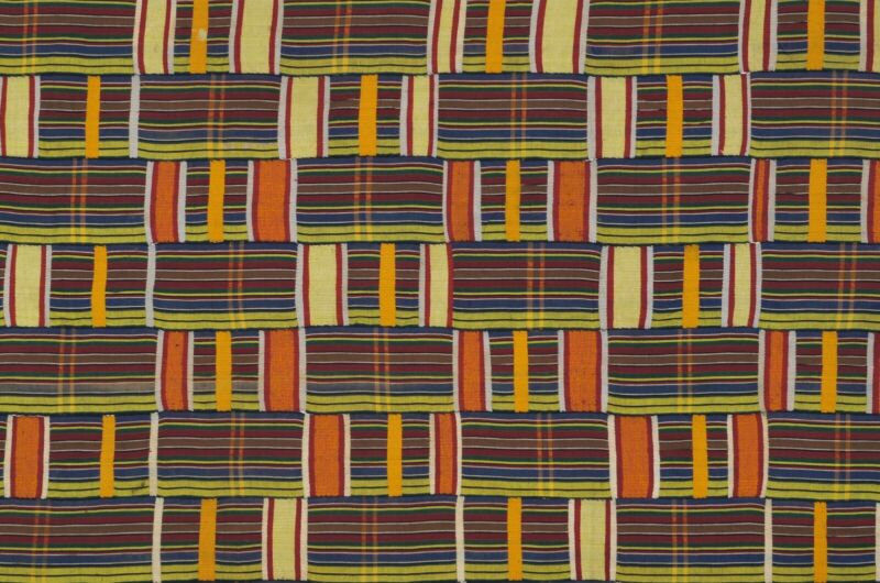 Old African Kente Ewe Ghana handgewebtes Tuch Textilkunst Wohnkultur - Tribalgh