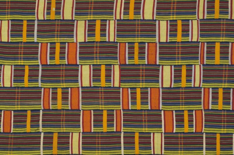 Old African Kente Ewe Ghana hand woven cloth textile Art home decor - Tribalgh