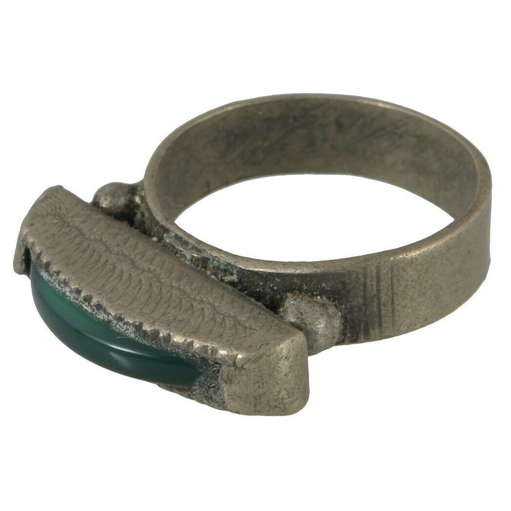 Afrikanischer Tuareg Ring Silber Vintage ethnischer Schmuck Niger Nigeria Mali Westafrika - Tribalgh