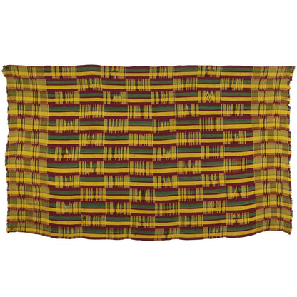 Tissu tissé à la main Ashanti Kente Asante Africain Akan textile décoration de la maison Ghana - Tribalgh