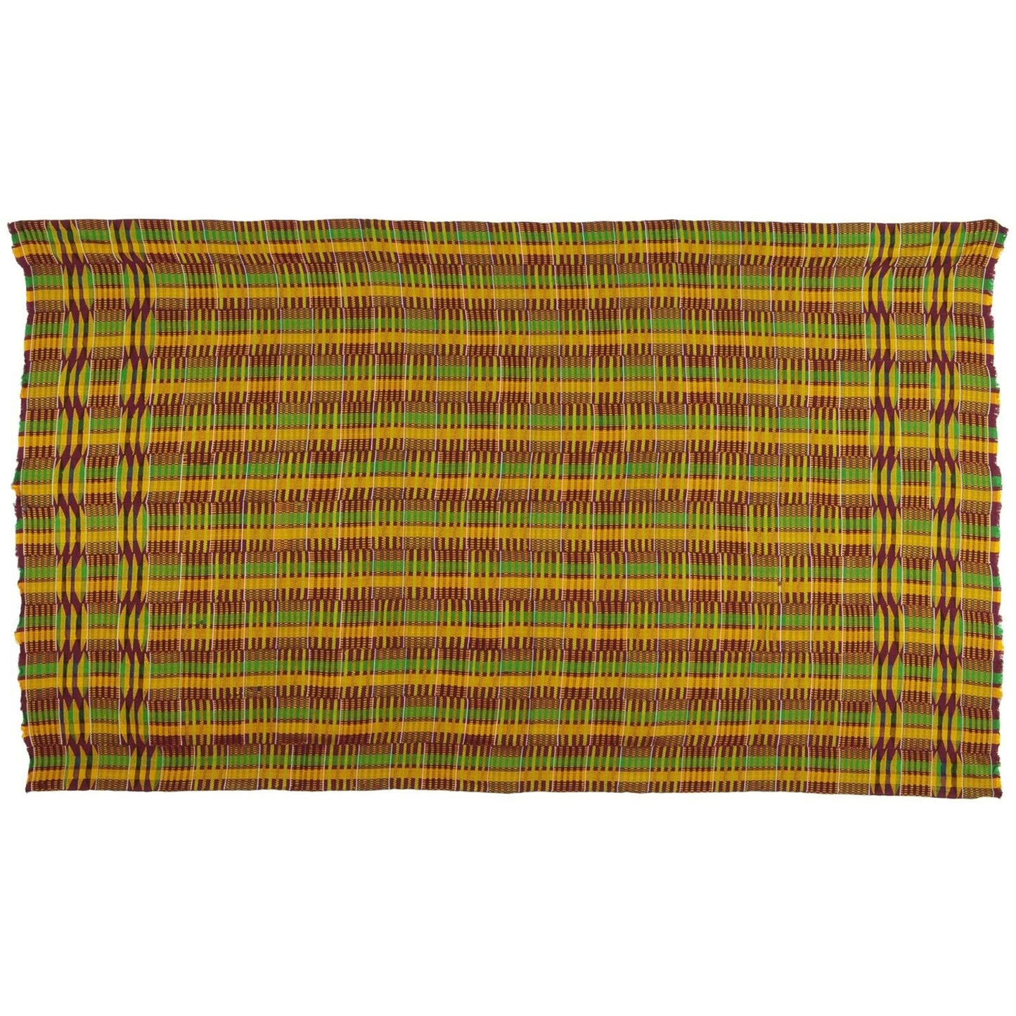 African Kente hand woven cloth Ashanti Asante Akan home decoration textile Ghana - Tribalgh