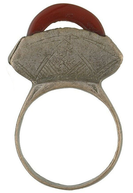 Old Tuareg Ring silver Ethnic jewelry African Niger Mali West Africa - Tribalgh