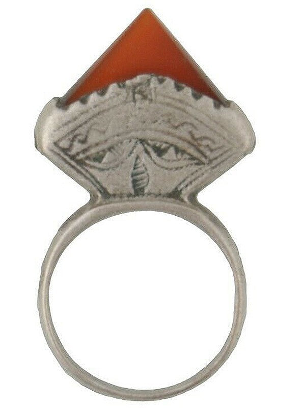 Silver Tuareg Ring old ethnic jewelry African Art Niger Nigeria Mali West Africa - Tribalgh