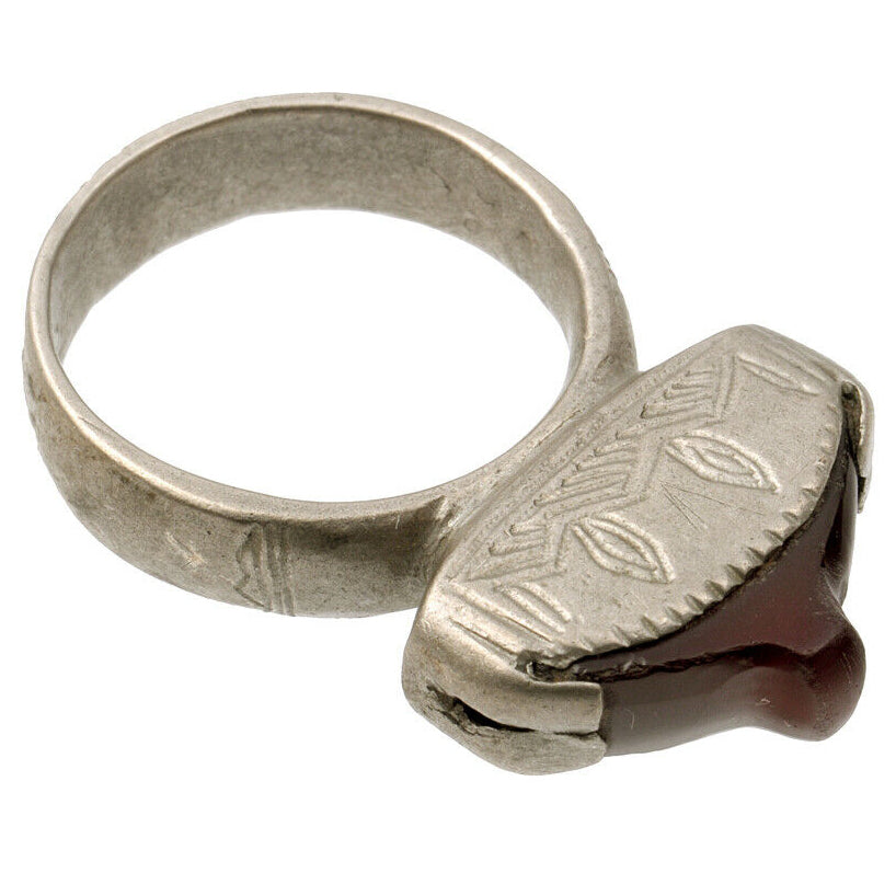 Old African Coin Silver Tuareg Ring Sahara jewelry Niger Mali Ethnic - Tribalgh