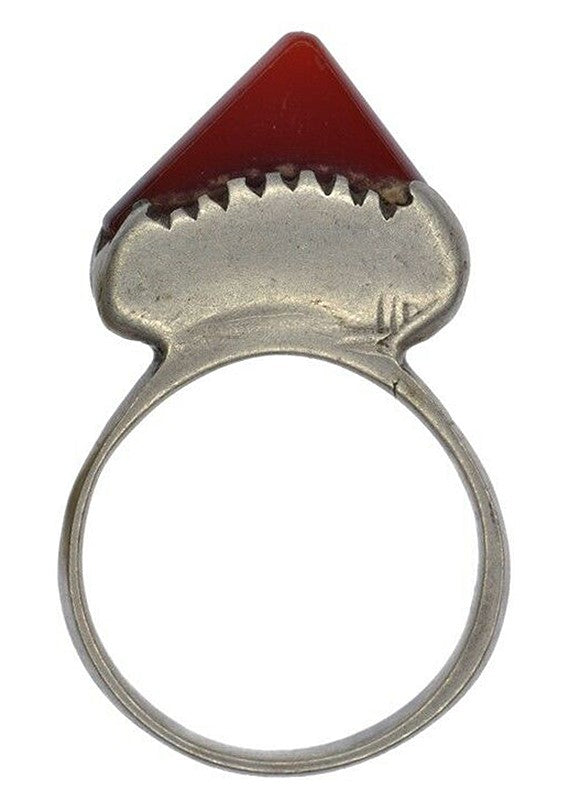 Alte Tuareg Ring Münze Silber Afrikanischer Schmuck Niger Berber Sahara Ethnic Art - Tribalgh