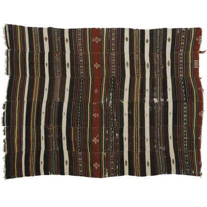 РЕДКАЯ Старая африканская ткань Arkilla Kerka Art Fulani свадебное одеяло Mali - Tribalgh