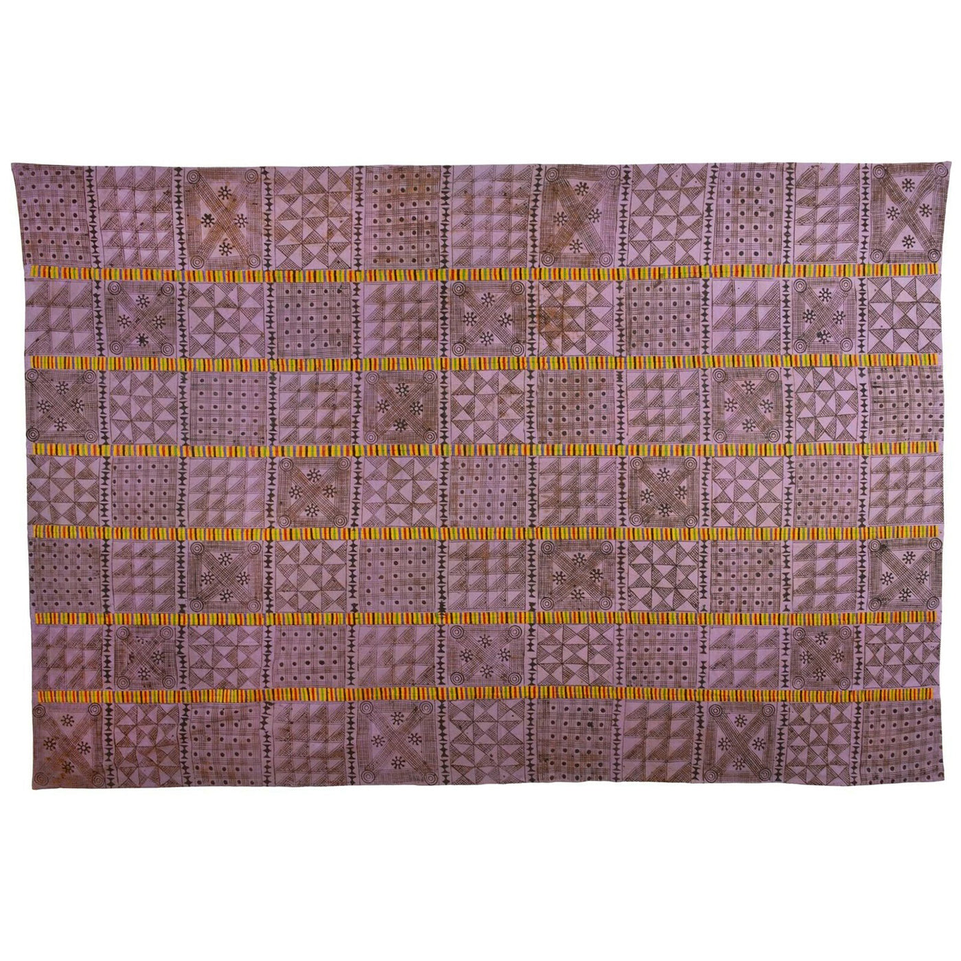 Variété de tissu de symboles Adinkra Ghana africain estampé à la main - Tribalgh