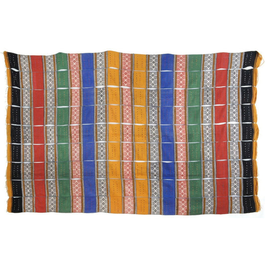 Старое африканское одеяло ручной работы Djerma Niger, ткань для подвешивания палатки Tuareg Sahara - Tribalgh