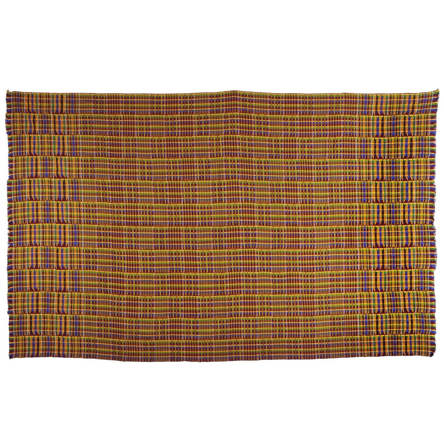 Tissu africain Kente tissé à la main Ashanti Asante Akan Décor tissé à la main Ghana - Tribalgh