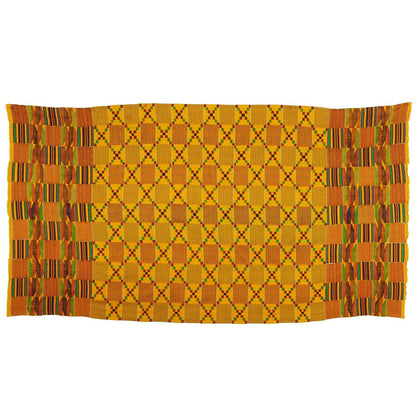 Panno tessuto a mano africano Kente Ashanti tessuto per la decorazione della casa fatto a mano Ghana - Tribalgh
