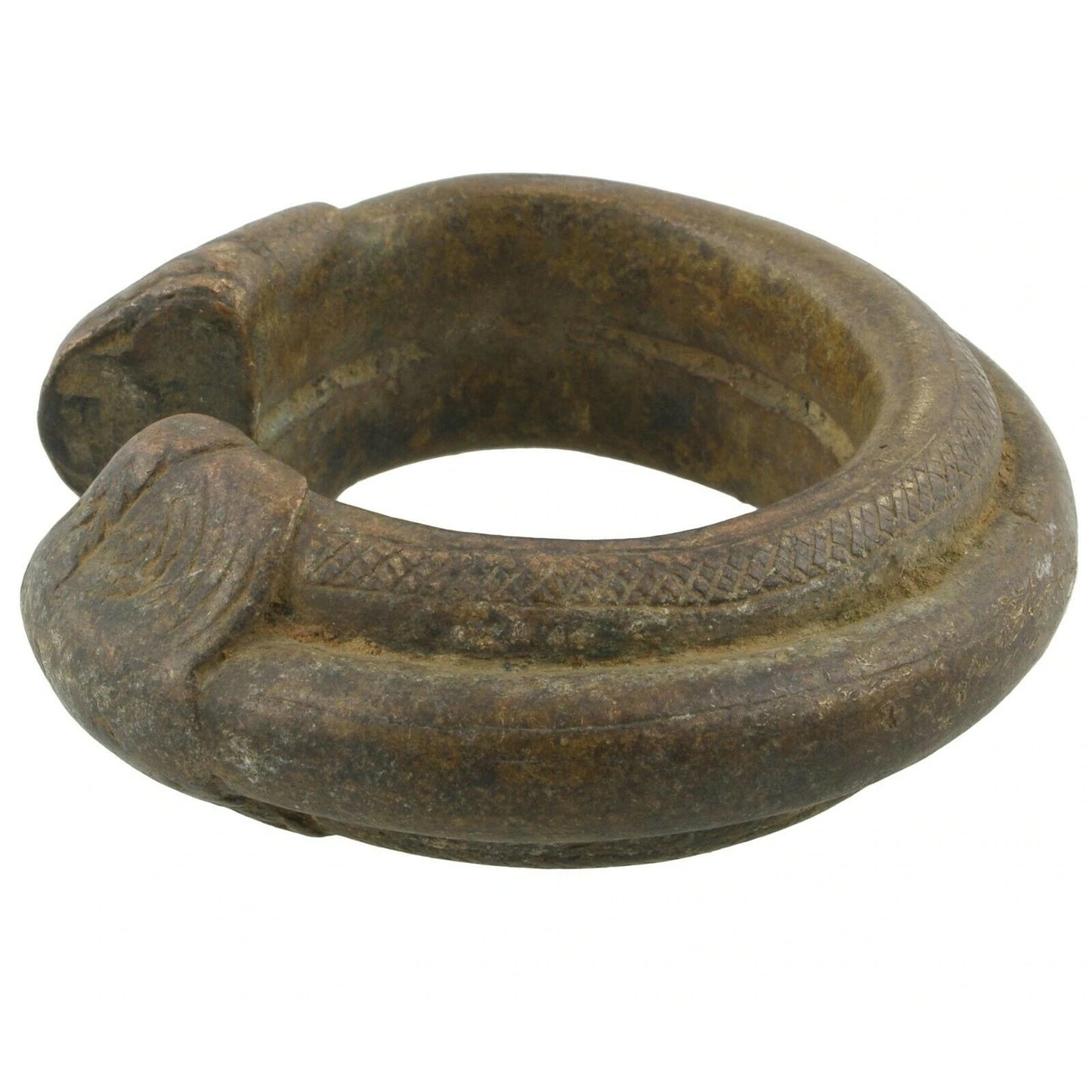 Antikes Messing Armband Afrikanische Währung Fulani Ghana Burkina Faso