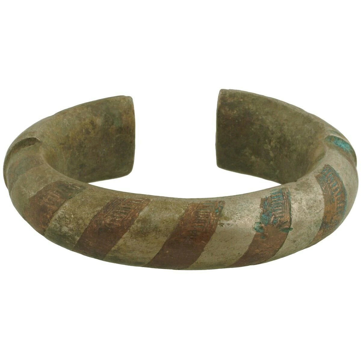 Old brass copper bracelet currency Ghana / Fulani African Ethnic Jewelry - Tribalgh