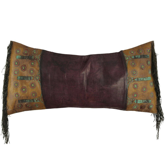 Old African Tuareg leather Pillow Case Mali Niger Sahara desert Bedouin Ethnic - Tribalgh