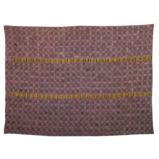 Tela Adinkra Ashanti Tela africana del arte de Ghana estampada a mano Decoración de África occidental - Tribalgh