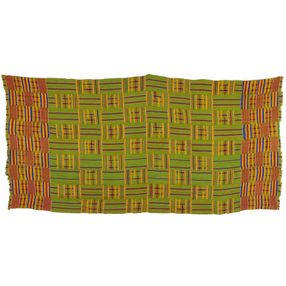 Tessuto Ashanti Kente tessuto a mano Asante Africano Akan tessuto per la decorazione della casa Ghana - Tribalgh