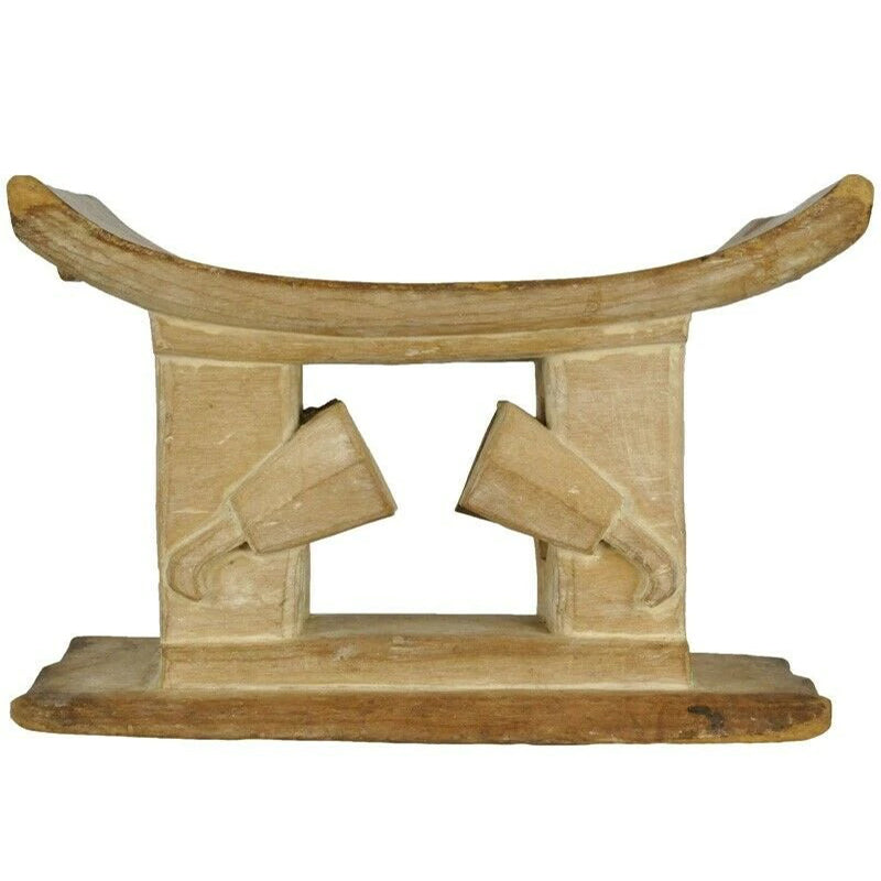 Старый деревянный стул ашанти Гана Акан африканское этническое искусство ручной работы ручной работы - Tribalgh