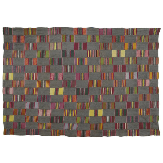 Старая ручная тканая ткань Kente African Ewe Ghana, текстиль, художественное оформление, цесарка - Tribalgh