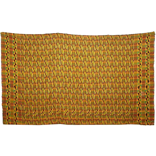 Старая Ганская церемониальная ткань кенте ручной работы Ашанти Асанте Африканское искусство Акан - Tribalgh