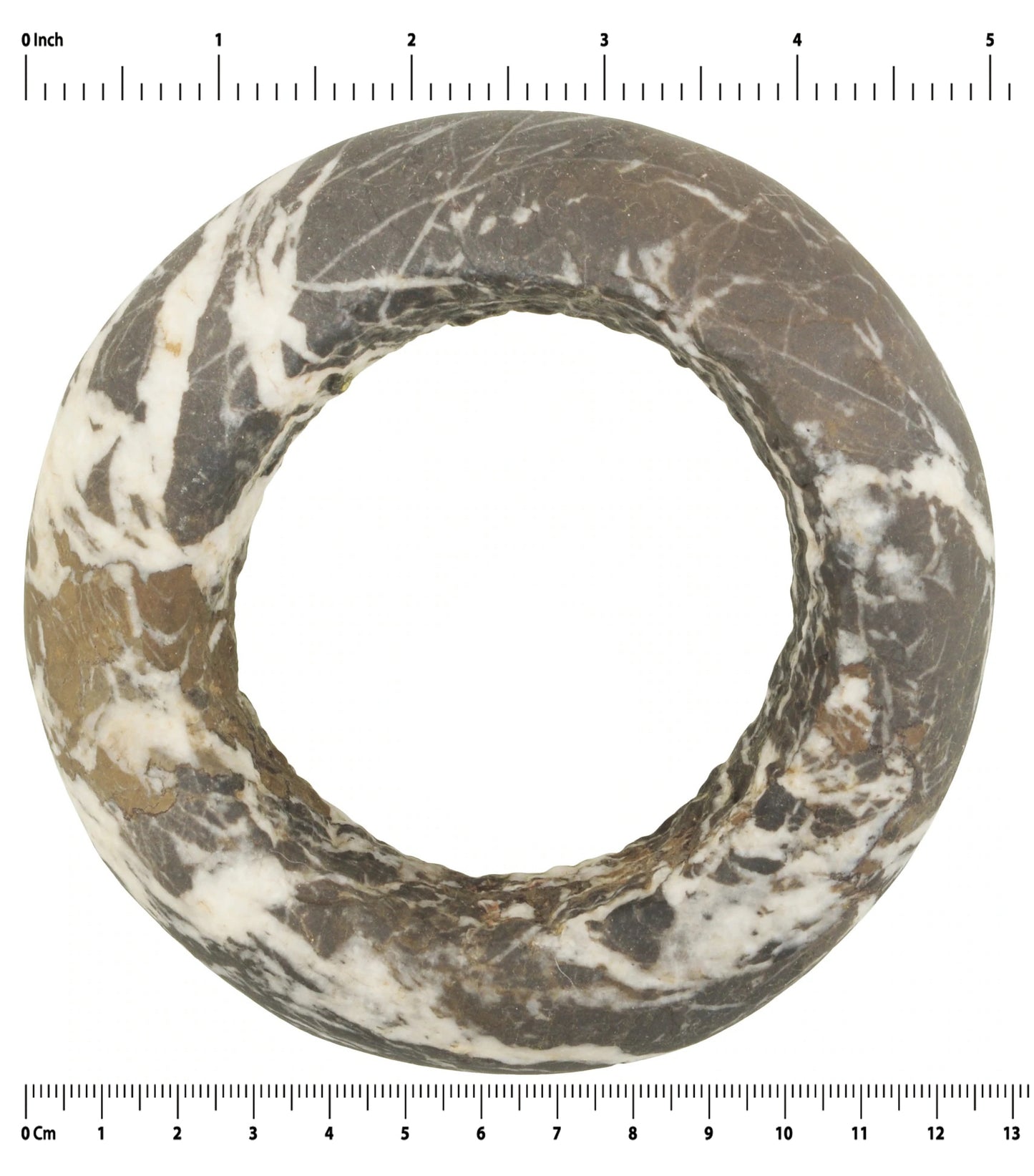 Bracelet ancien en granit de pierre d'Afrique de l'Ouest Brassard Monnaie Mali Dogon Sahara - Tribalgh