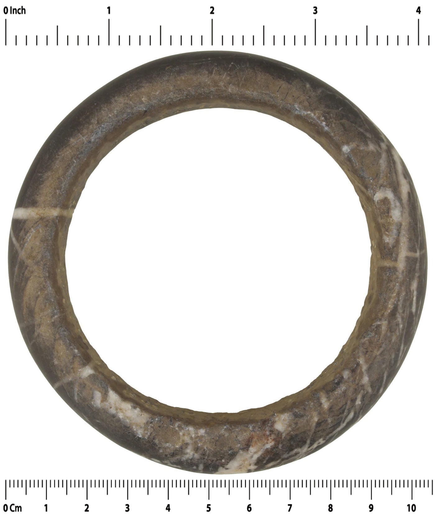 Bracelet ancien en granit de pierre d'Afrique de l'Ouest Brassard Monnaie Mali Dogon Sahara - Tribalgh