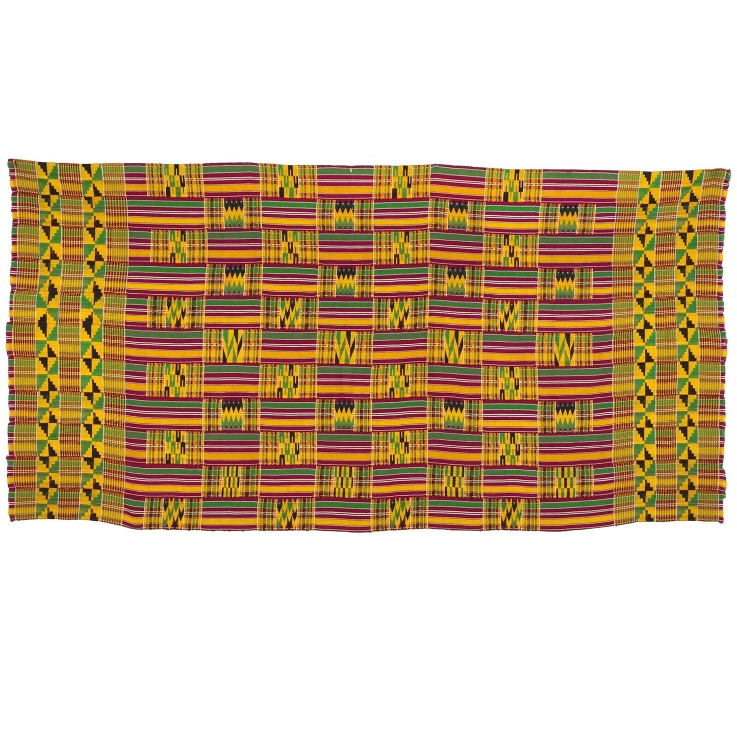 RARE DESIGN Africain Kente tissu tissé à la main Ashanti Asante Akan textile Ghana - Tribalgh