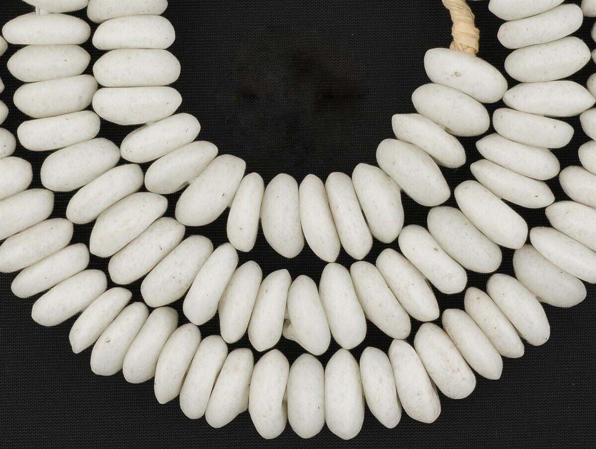 New African Krobo Glass Beads - Recycled Trade Beads From Ghana - alternate view
