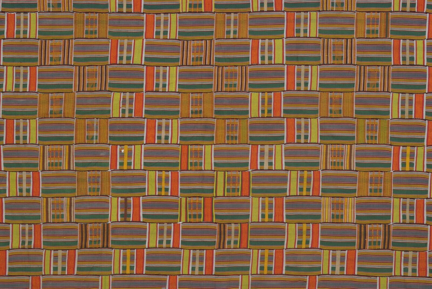 Seltene alte afrikanische Kente Ewe Volta Ghana handgewebtes Tuch Textil Wohnkultur Kunst - Tribalgh