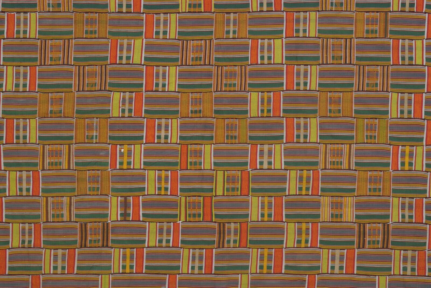 Raro viejo africano Kente Ewe Volta Ghana tela tejida a mano textil decoración del hogar Arte - Tribalgh