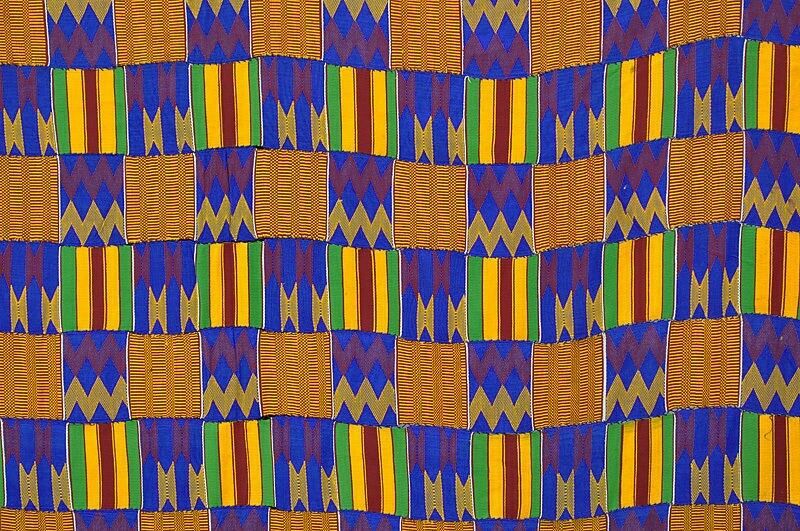 Kente African Ashanti Asante hand woven cloth Art Ghana Akan wall decoration Art - Tribalgh