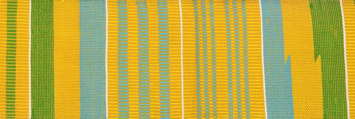 Шарф Kente ручной работы – настоящий ганский палантин Kente