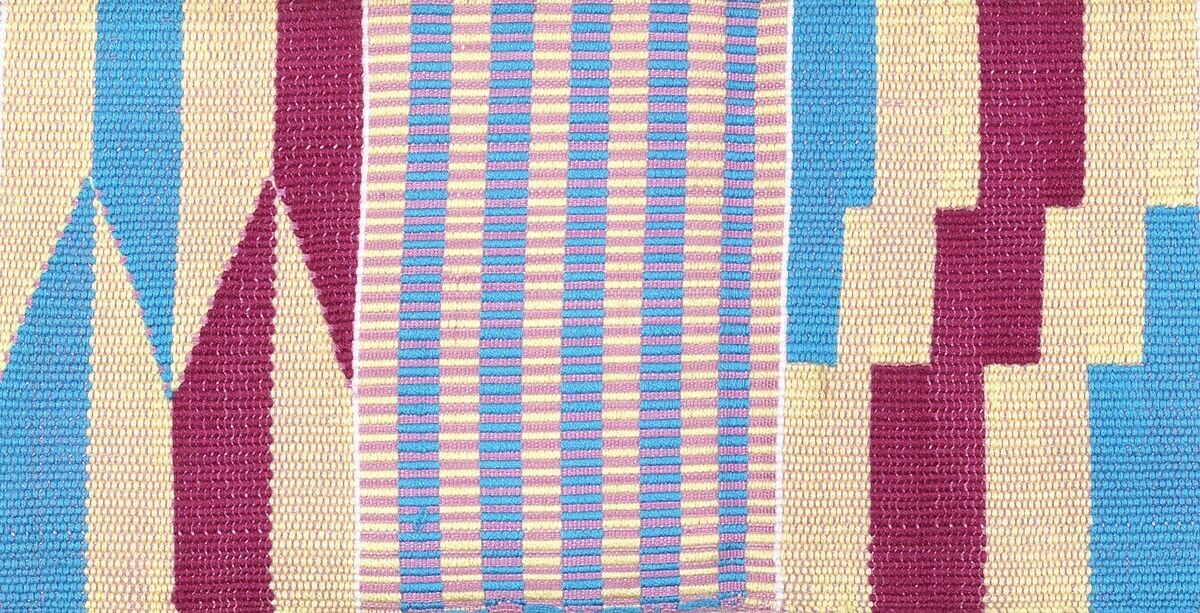 Ghana handwoven Kente African fabric cloth handmade cloth scarf stole Authentic - Tribalgh