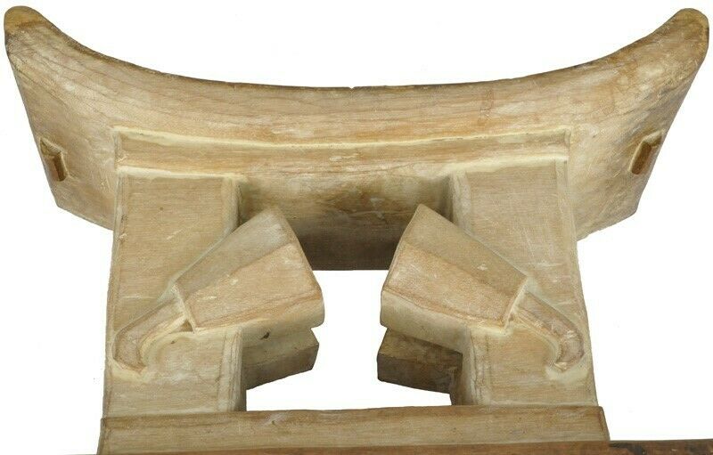 Old Ashanti wooden stool Ghana Akan African Ethnic art Handmade hand carved - Tribalgh