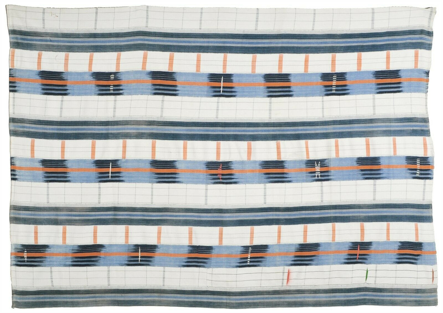 Tela africana tejida a mano Costa de Marfil Baule antiguo textil decoración del hogar Arte - Tribalgh