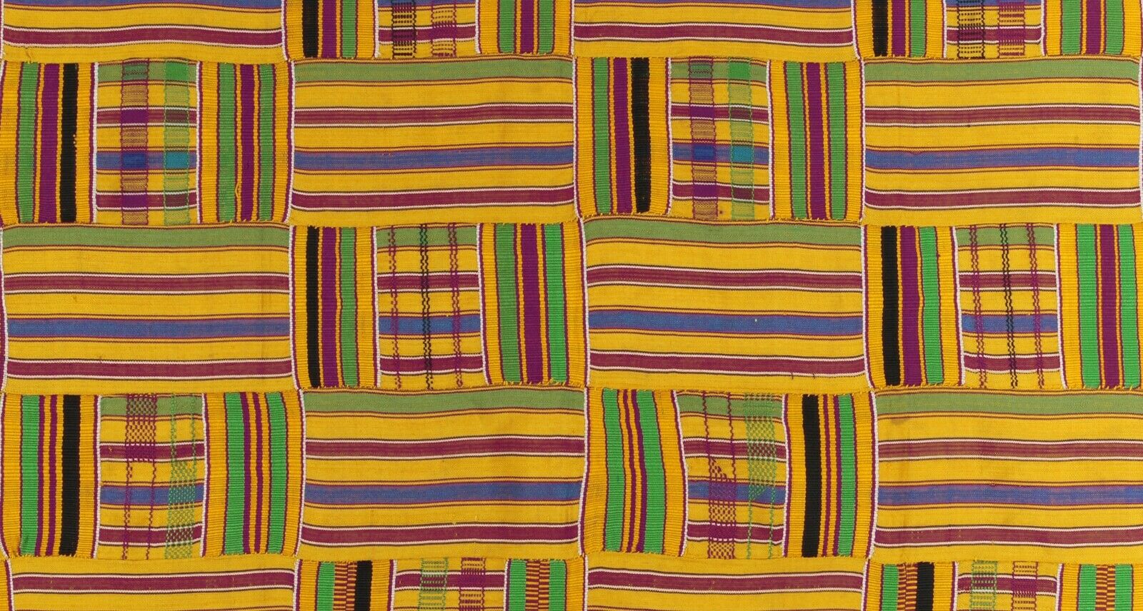 Ashanti Kente hand woven cloth Asante African Akan home decoration textile Ghana - Tribalgh
