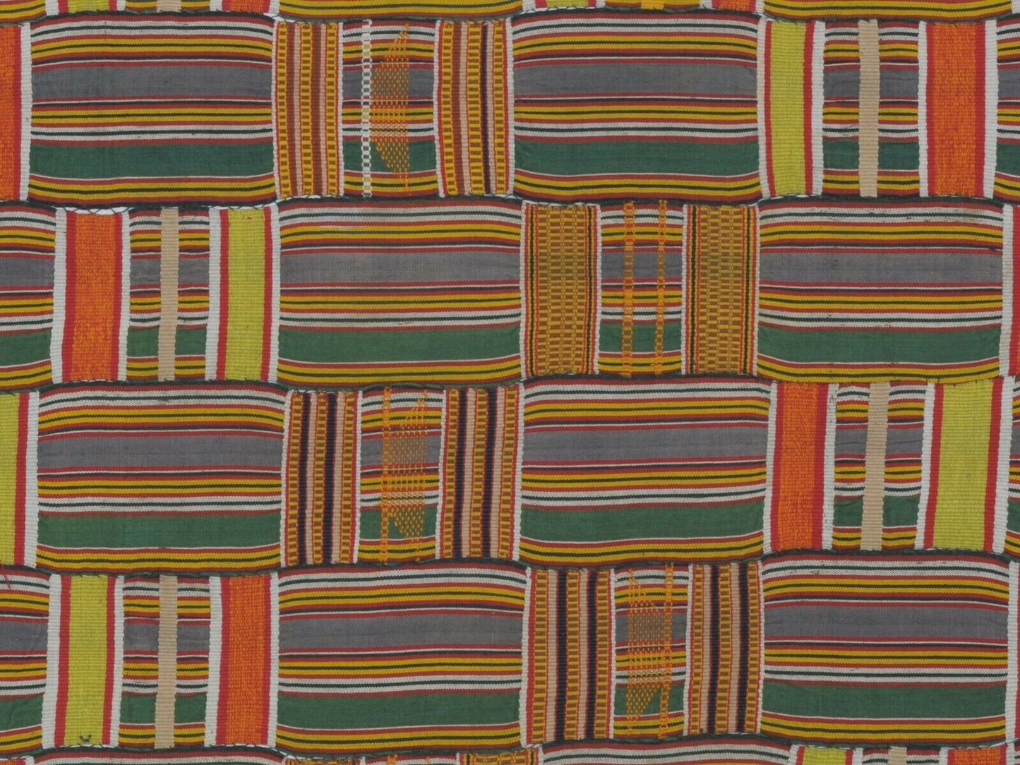 Raro viejo africano Kente Ewe Volta Ghana tela tejida a mano textil decoración del hogar Arte - Tribalgh