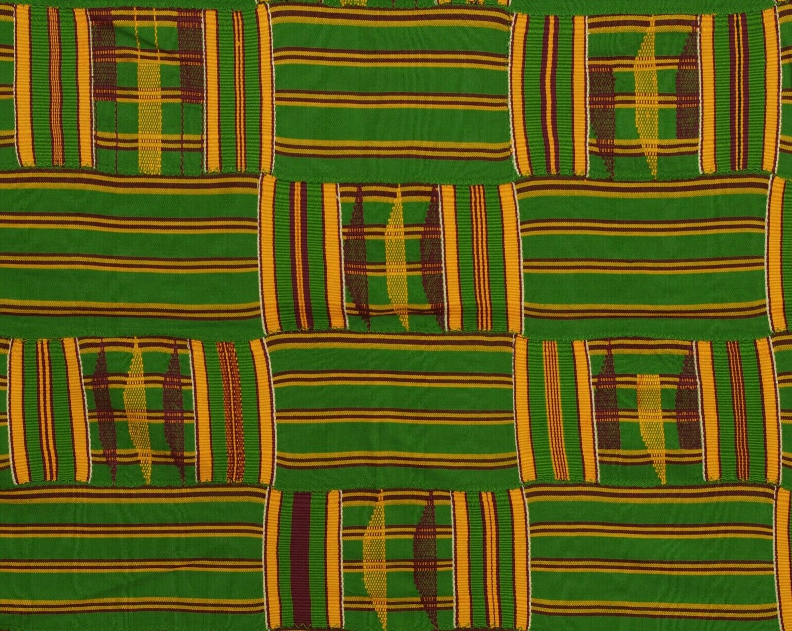 Kente African Ashanti Asante Akan handwoven cloth Ghana wall decor Art - Tribalgh