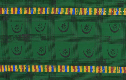 Adinkra Ashanti cloth African Ghana Art fabric hand stamped West Africa - Tribalgh