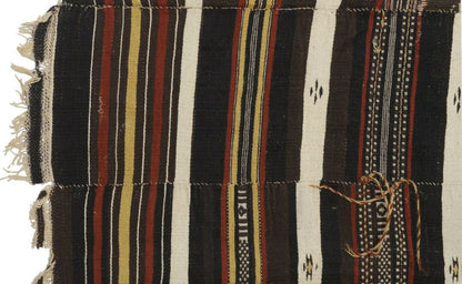 RARE Old Arkilla Kerka tissu africain Art Peul couverture de mariage Mali - Tribalgh